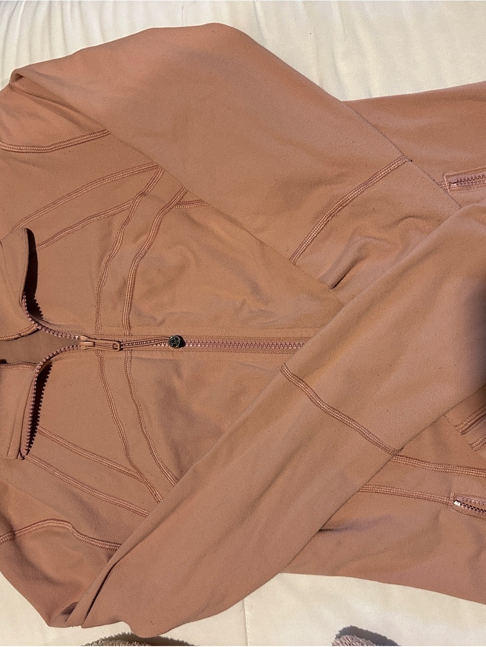 lululemon athletica Mauve Zip-Up Bomber Jacket